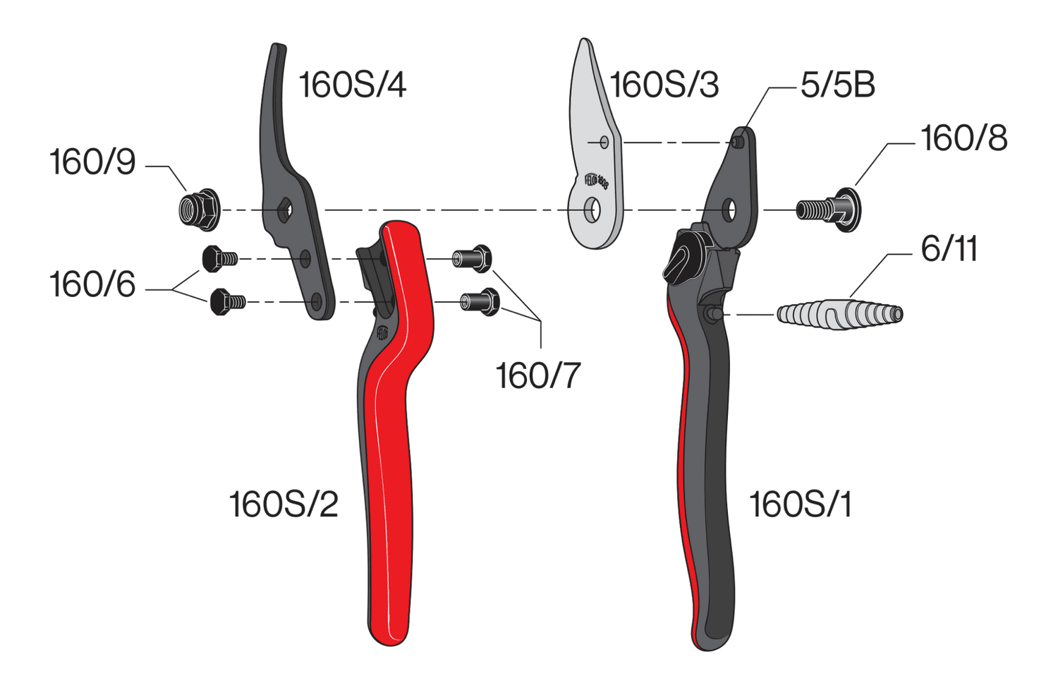 Spare parts for Felco 160S
