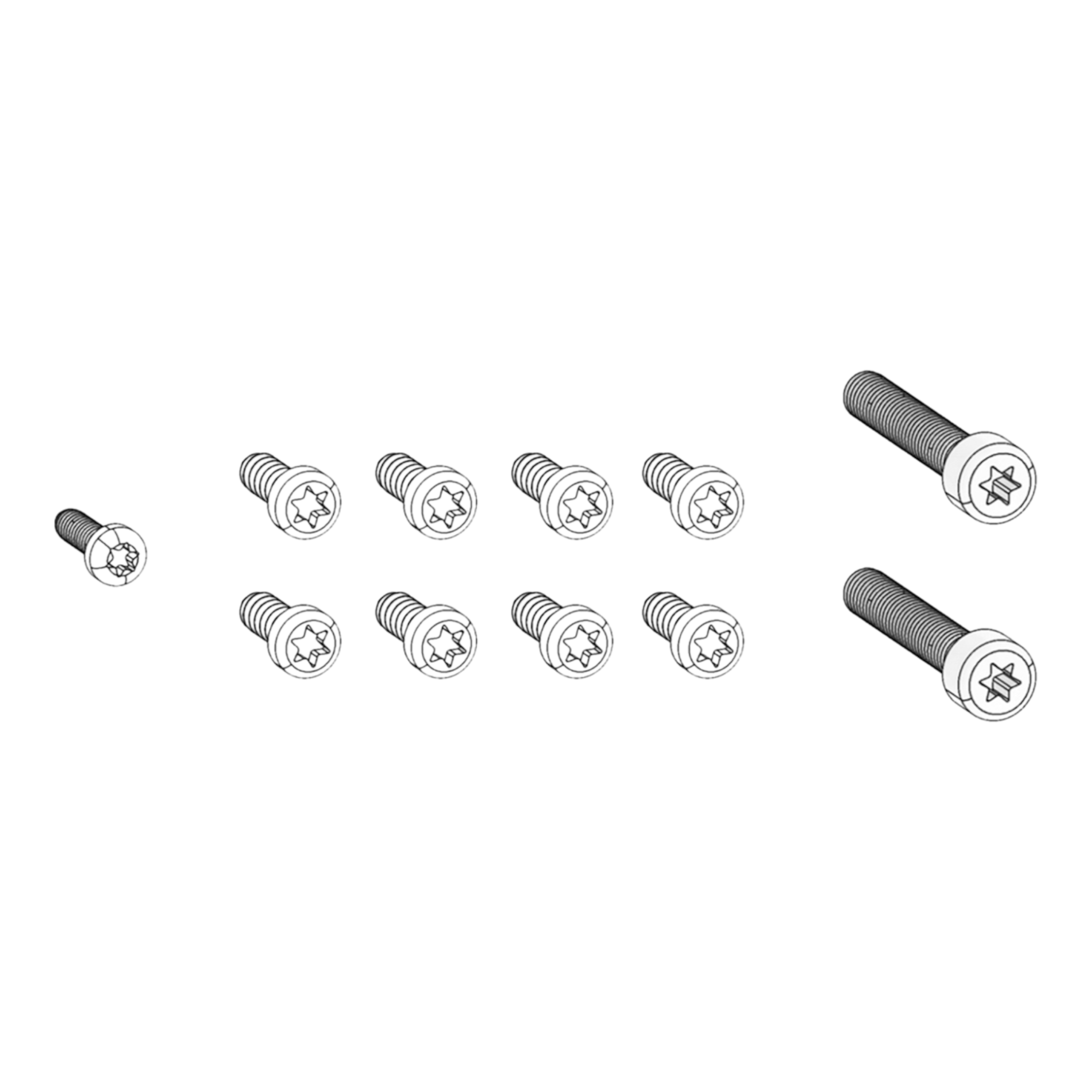 834/18 11 shell screws