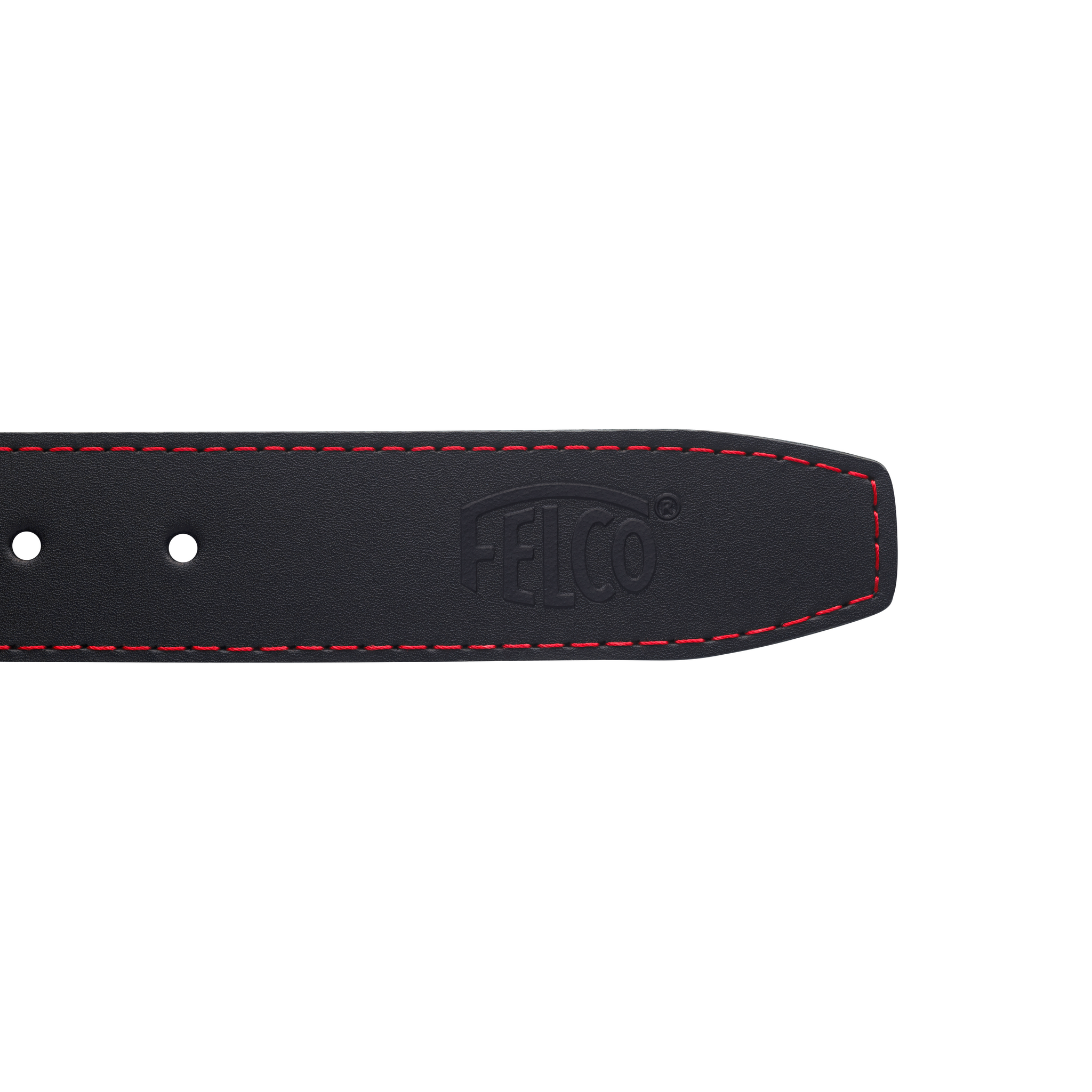 Ceinture FELCO 940 en cuir noir véritable 