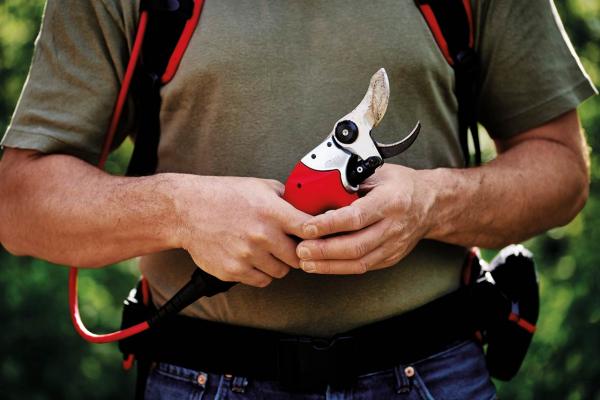 FELCO 811, the new portable pruning shears that offer power and speed for all demanding pruning jobs.